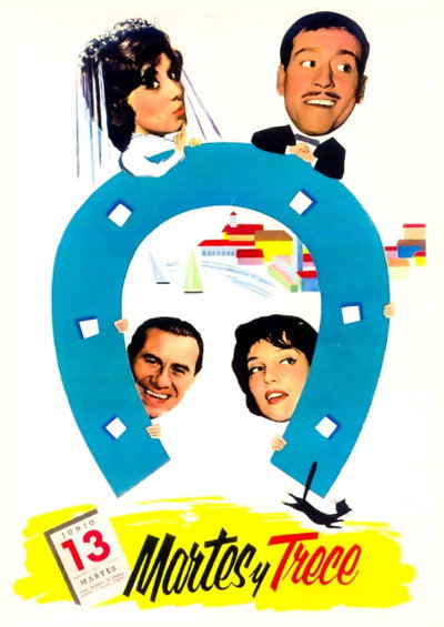 Póster de Martes y trece