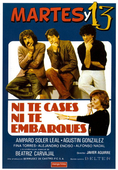 Póster de Martes y trece, ni te cases ni te embarques