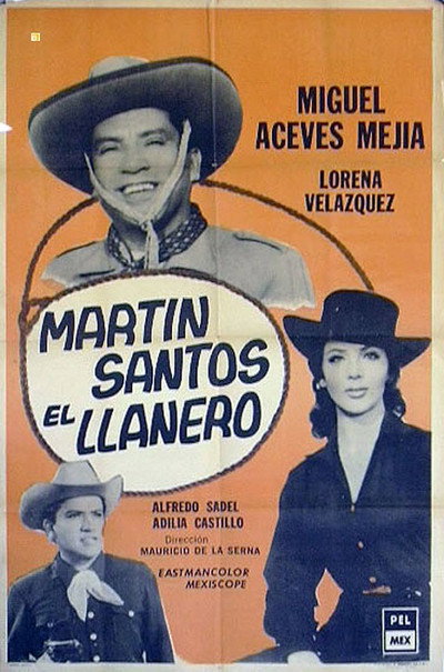 Póster de Martín Santos el llanero