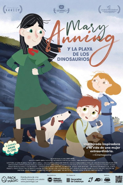 Póster de Mary Anning y la playa de los dinosaurios