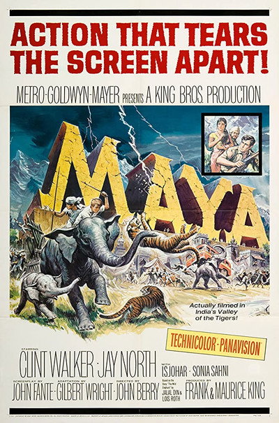 Póster de Maya, el elefante sagrado
