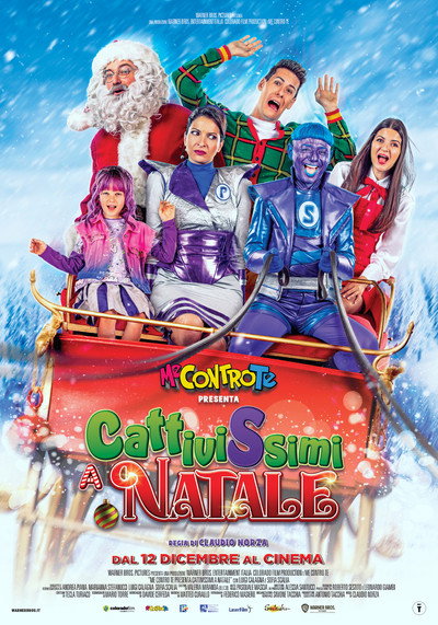 Póster de Me contro Te: Cattivissimi a Natale