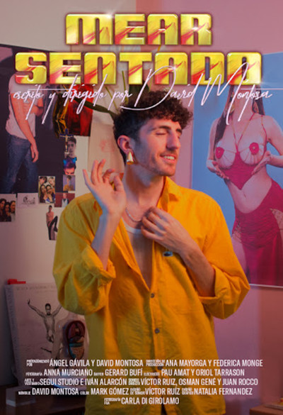 Póster de Mear sentado