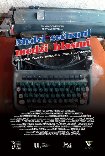 Póster de Medzi scénami, medzi hlasmi. Nevidené zábery budúceho zvuku slovenska.