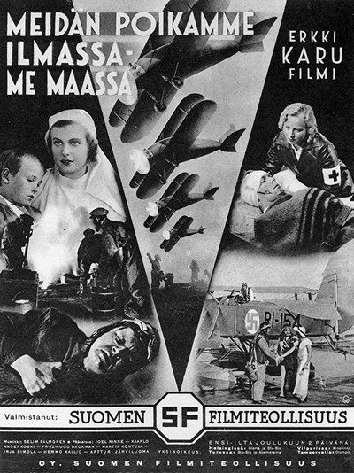 Póster de Meidän poikamme ilmassa - me maassa