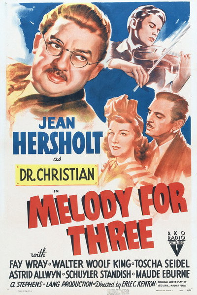 Póster de Melodía para tres