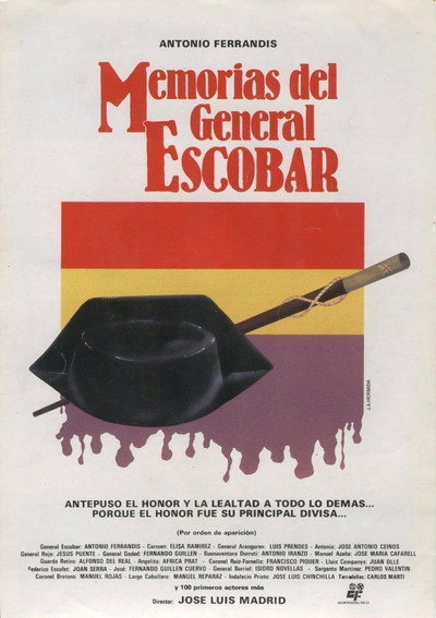 Póster de Memorias del general Escobar