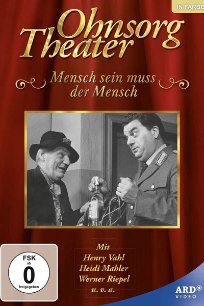 Póster de Mensch sein muß der Mensch