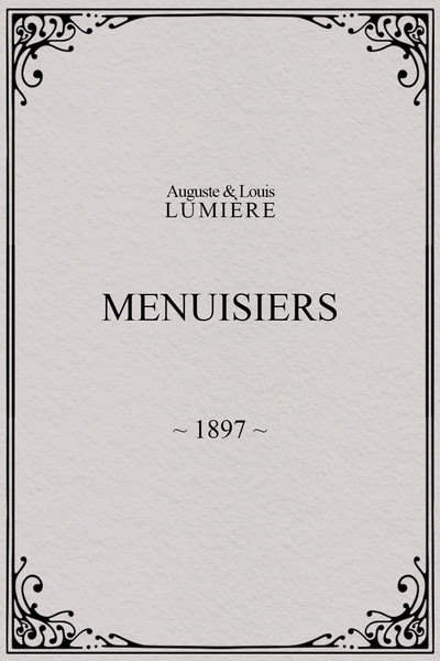 Póster de Menuisiers