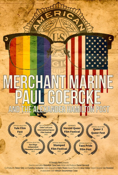Póster de Merchant Marine Paul Goercke and the Alexander Hamilton Post 448