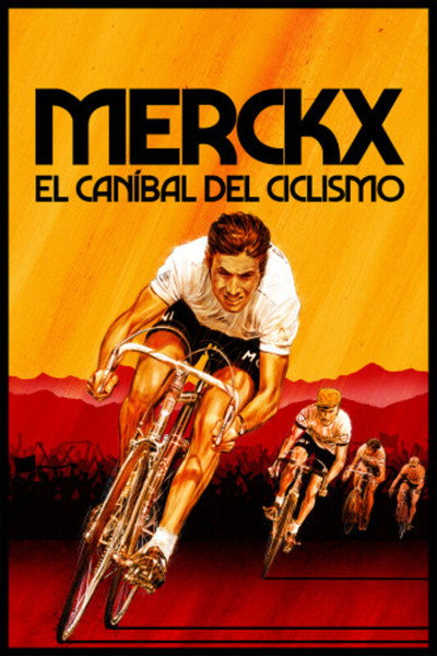 Póster de Merckx, el caníbal del ciclismo