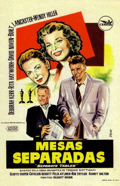 Póster de Mesas separadas