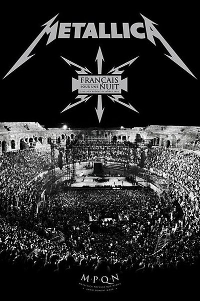 Póster de Metallica - Français pour une nuit