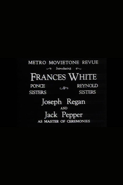 Póster de Metro Movietone Revue