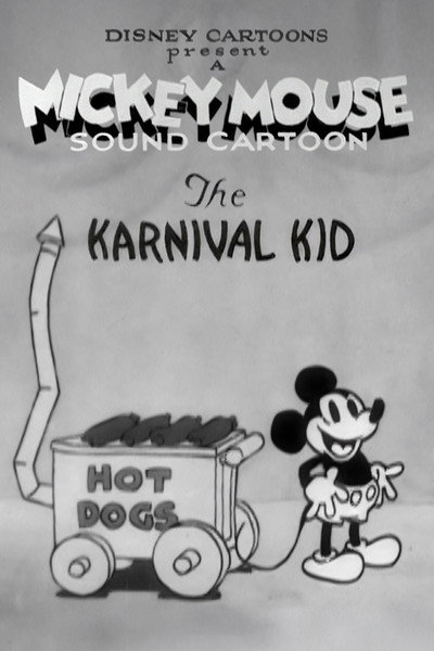Póster de Mickey en la feria