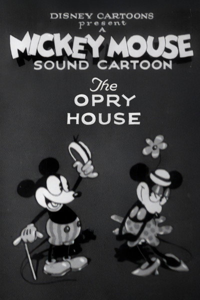 Póster de Mickey y el piano