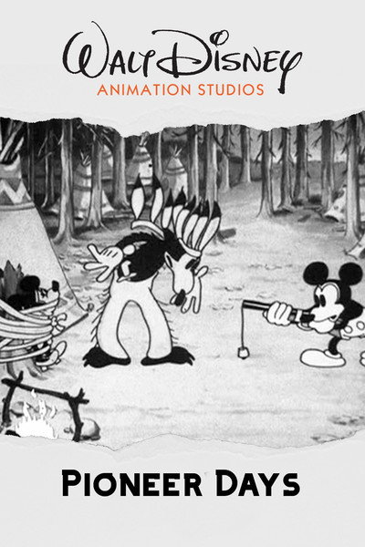 Póster de Mickey y Minnie en el Oeste