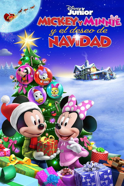 Póster de Mickey y Minnie y el deseo de Navidad