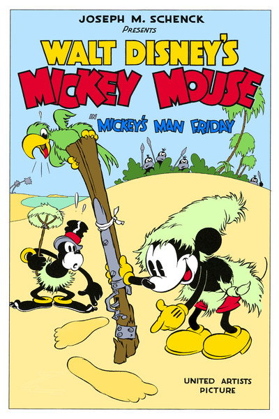 Póster de Mickey's Man Friday