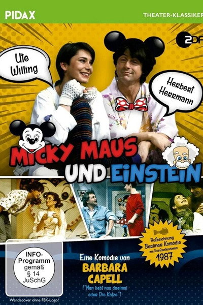 Póster de Micky Maus und Einstein