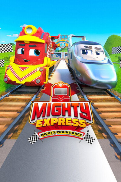 Póster de Mighty Express: Carrera de trenes