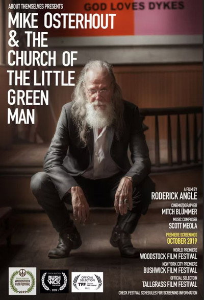 Póster de Mike Osterhout & the Church of the Little Green Man