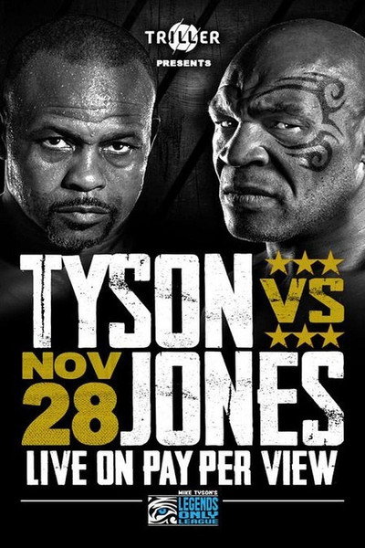 Póster de Mike Tyson vs Roy Jones Jr.