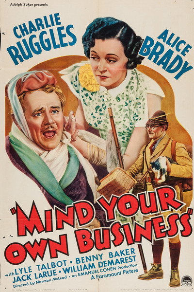Póster de Mind Your Own Business