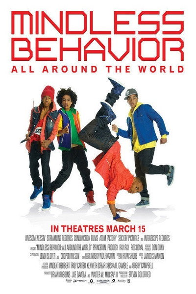 Póster de Mindless Behavior: All Around the World