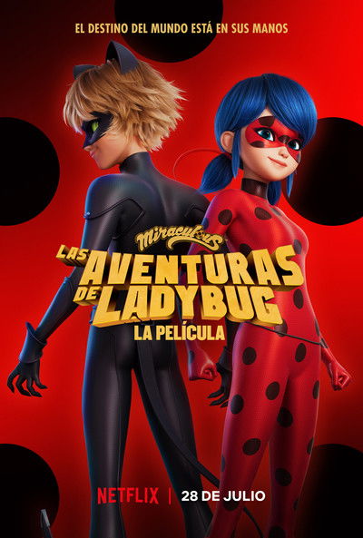 Póster de Miraculous: Las aventuras de Ladybug - La película
