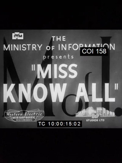 Póster de Miss Know All