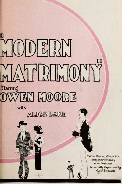 Póster de Modern Matrimony