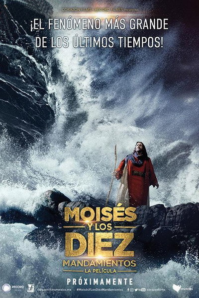 Póster de Moisés y los Diez Mandamientos: La Película