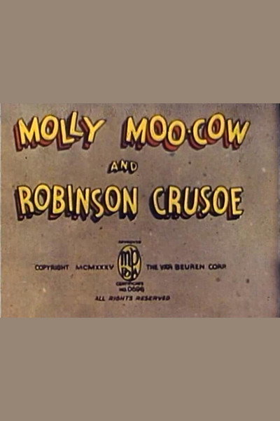Póster de Molly Moo Cow and Robinson Crusoe