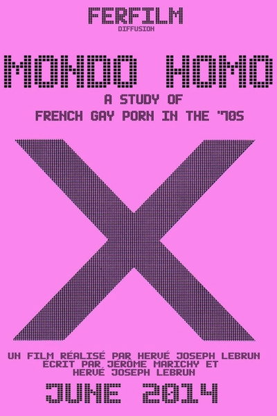 Póster de Mondo Homo: Un estudio del porno gay francés de los 70