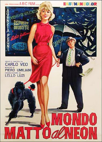Póster de Mondo matto al neon