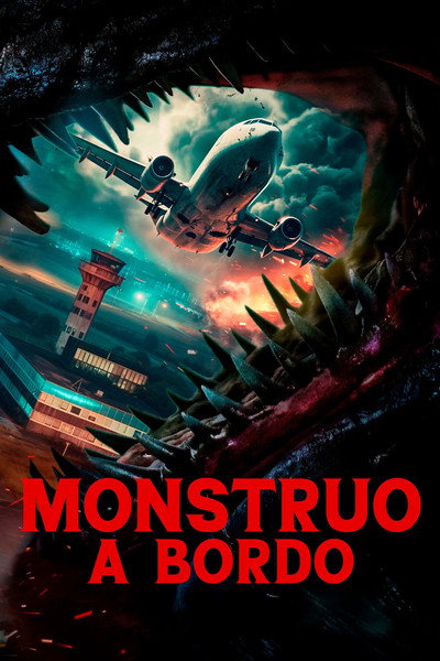Póster de Monster on a Plane