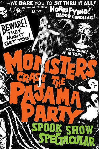 Póster de Monsters Crash the Pajama Party