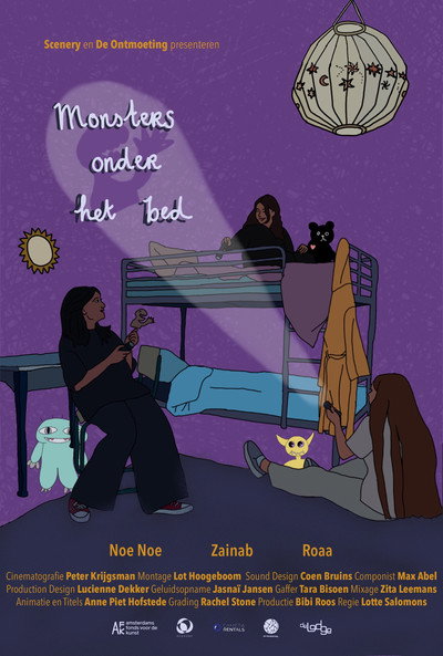 Póster de Monsters onder het bed