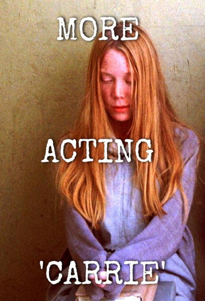 Póster de More Acting 'Carrie'