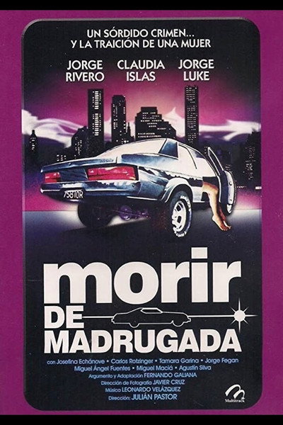 Póster de Morir de madrugada