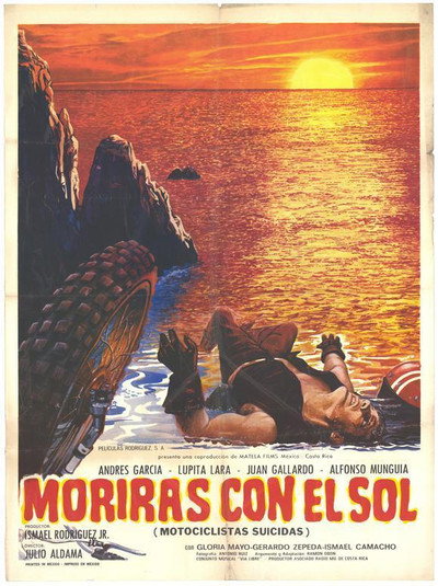 Póster de Morirás con el sol (Motociclistas suicidas)