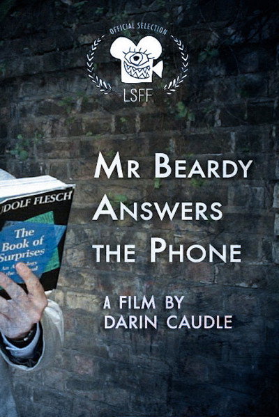 Póster de Mr Beardy Answers the Phone