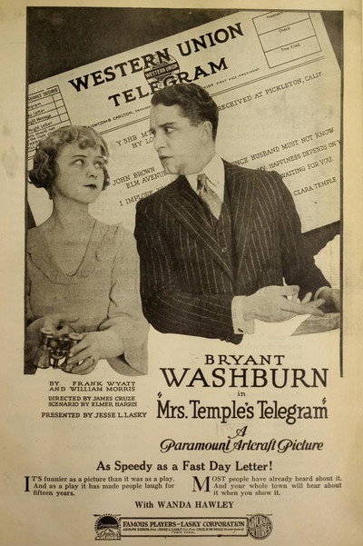 Póster de Mrs. Temple's Telegram