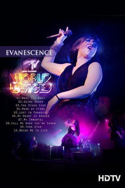 Póster de MTV World Stage: Evanescence