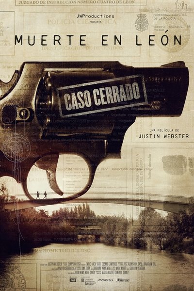 Póster de Muerte en Léon. Caso Cerrado