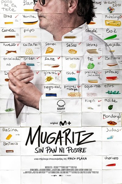 Póster de Mugaritz. Sin pan ni postre