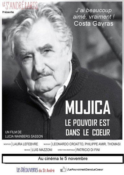 Póster de Mujica, le pouvoir est dans le coeur