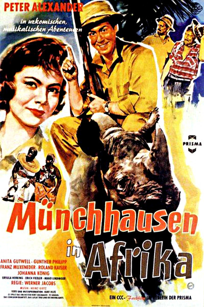 Póster de Münchhausen in Afrika