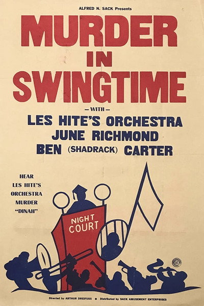 Póster de Murder in Swingtime